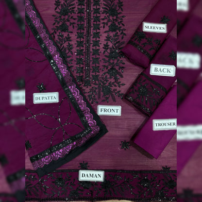 Asim Jofa Chiffon Fancy