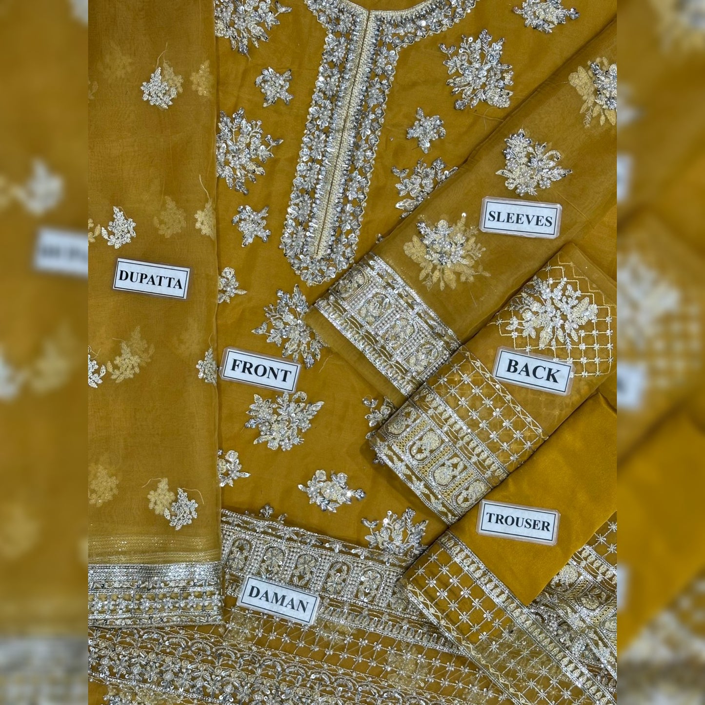 Hussain Rehar Organza Fancy