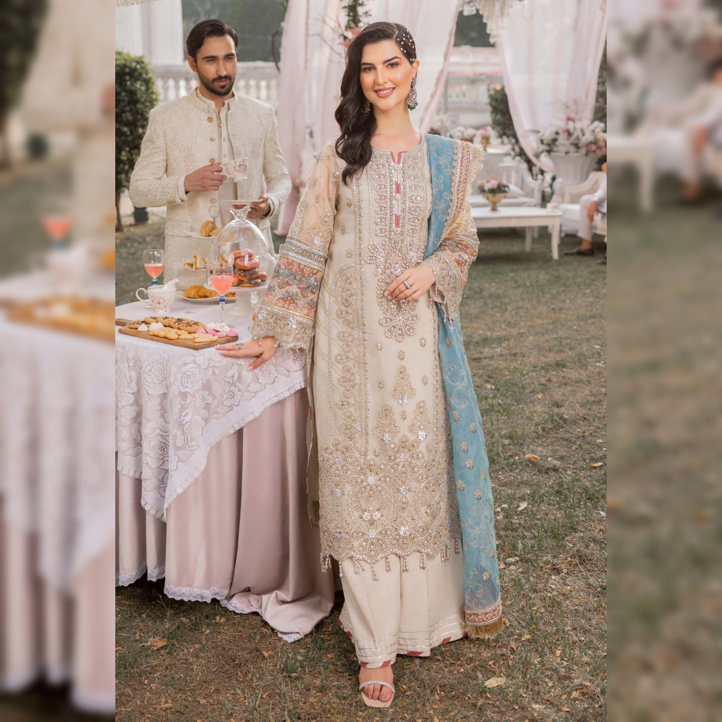 Adan Libas Organza Fancy