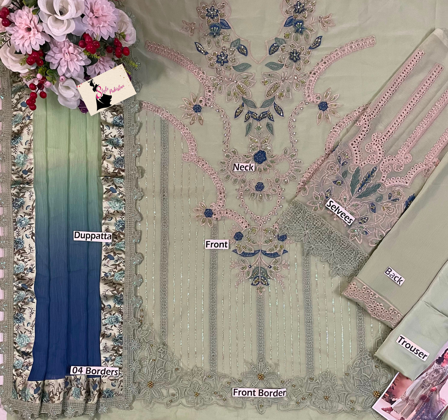 Maria B Chiffon Fancy