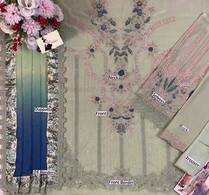 Maria B Chiffon Fancy