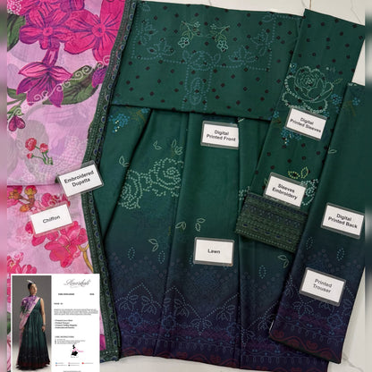 Zara Shahjahan Lawn Fancy