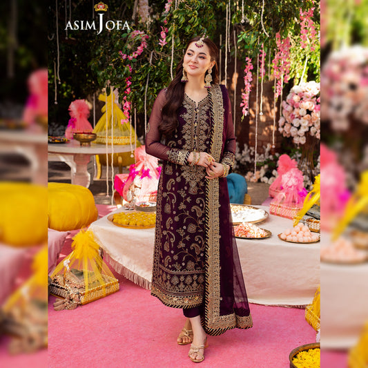 Asim Jofa Chiffon Fancy