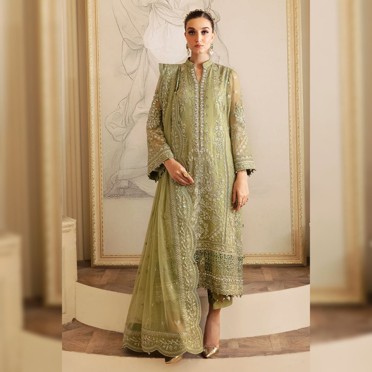 Gulaal Chiffon Fancy