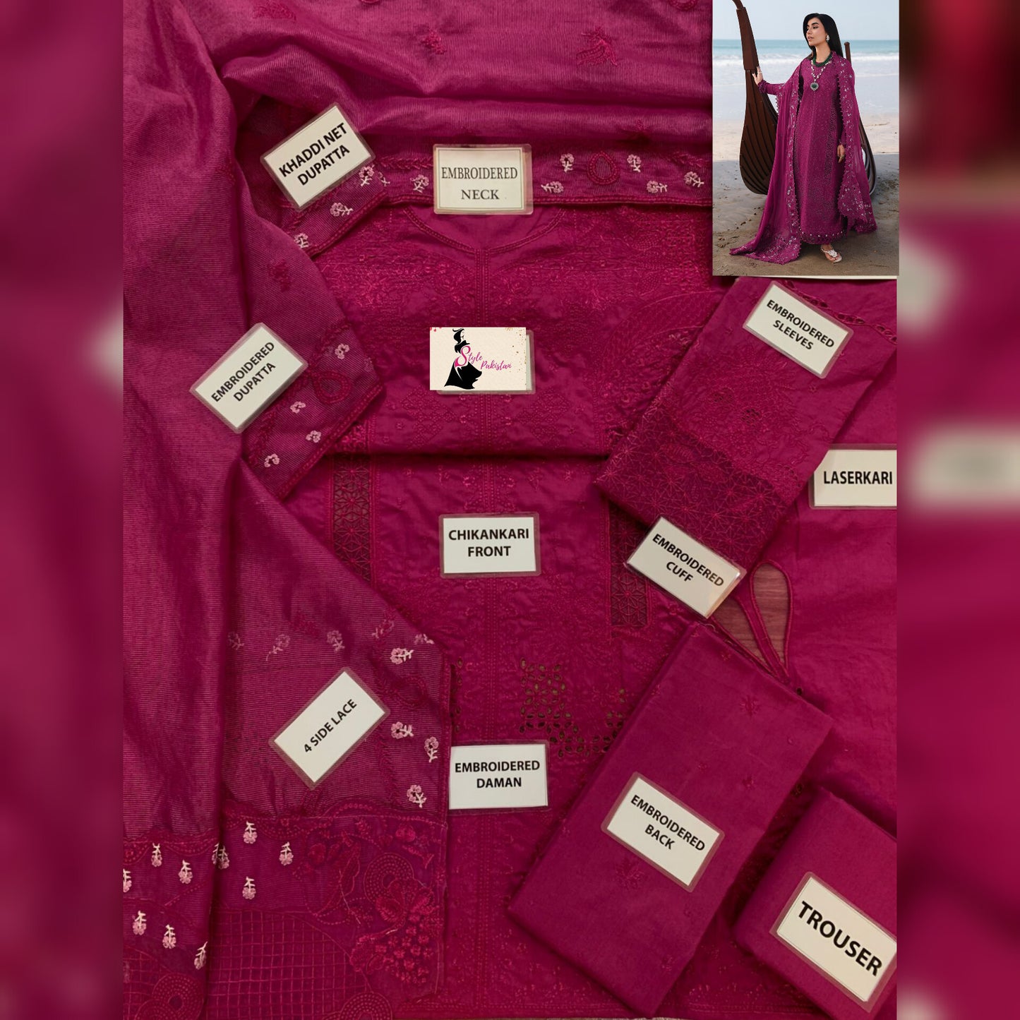 Qalamkar Lawn Fancy