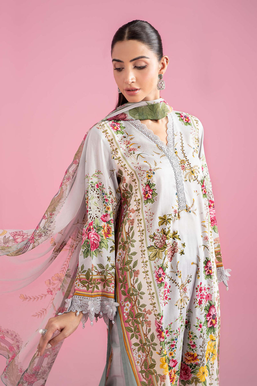 M Print Lawn Fancy