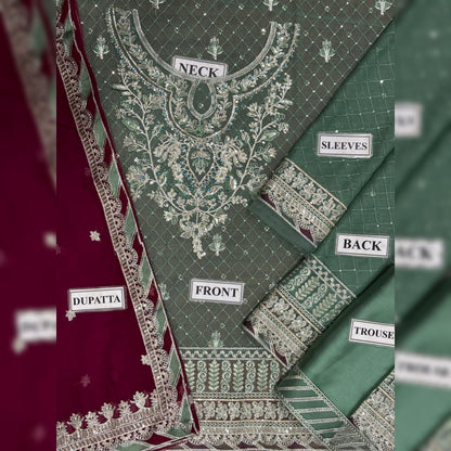 Asim Jofa Chiffon Fancy