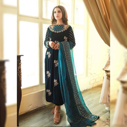 Afrozeh Velvet Fancy