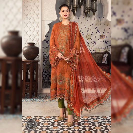 Maria B Chiffon Fancy