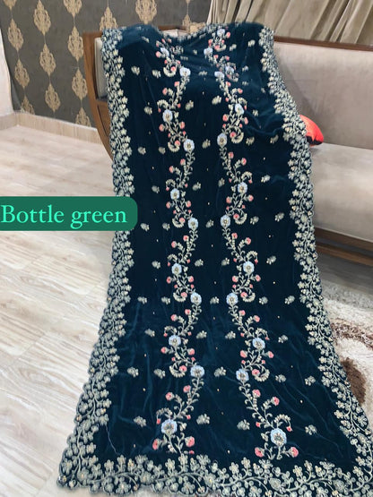 Velvet Shawl Fancy