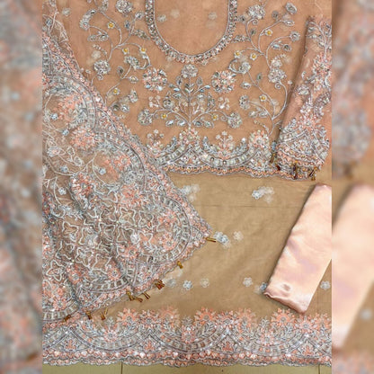Maria B Net Saree