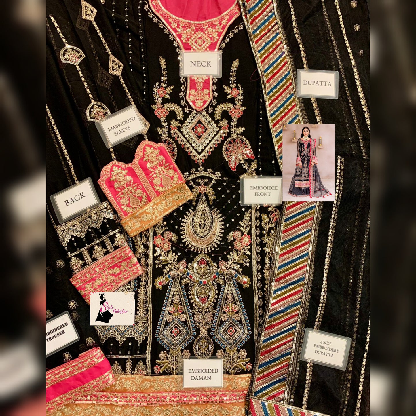 Adan Libas Chiffon Fancy