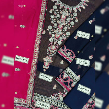 Asim Jofa Chiffon Fancy