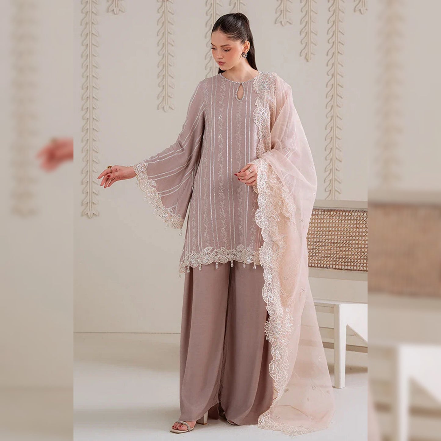 Cross Stitch Chiffon Fancy