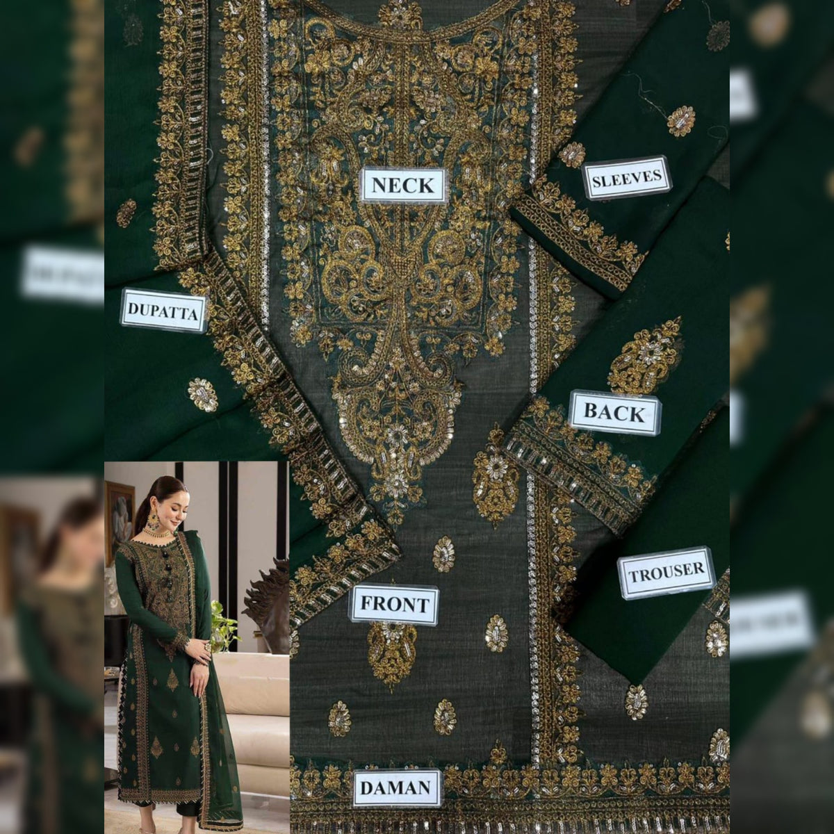 Asim Jofa Chiffon Fancy