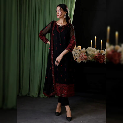 Cyanic Chiffon Fancy