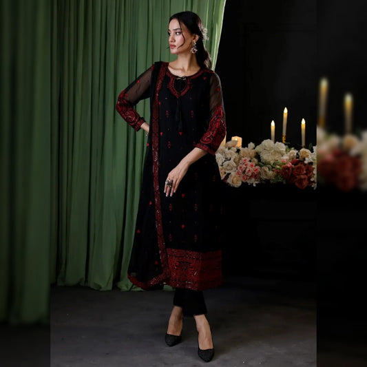 Cyanic Chiffon Fancy