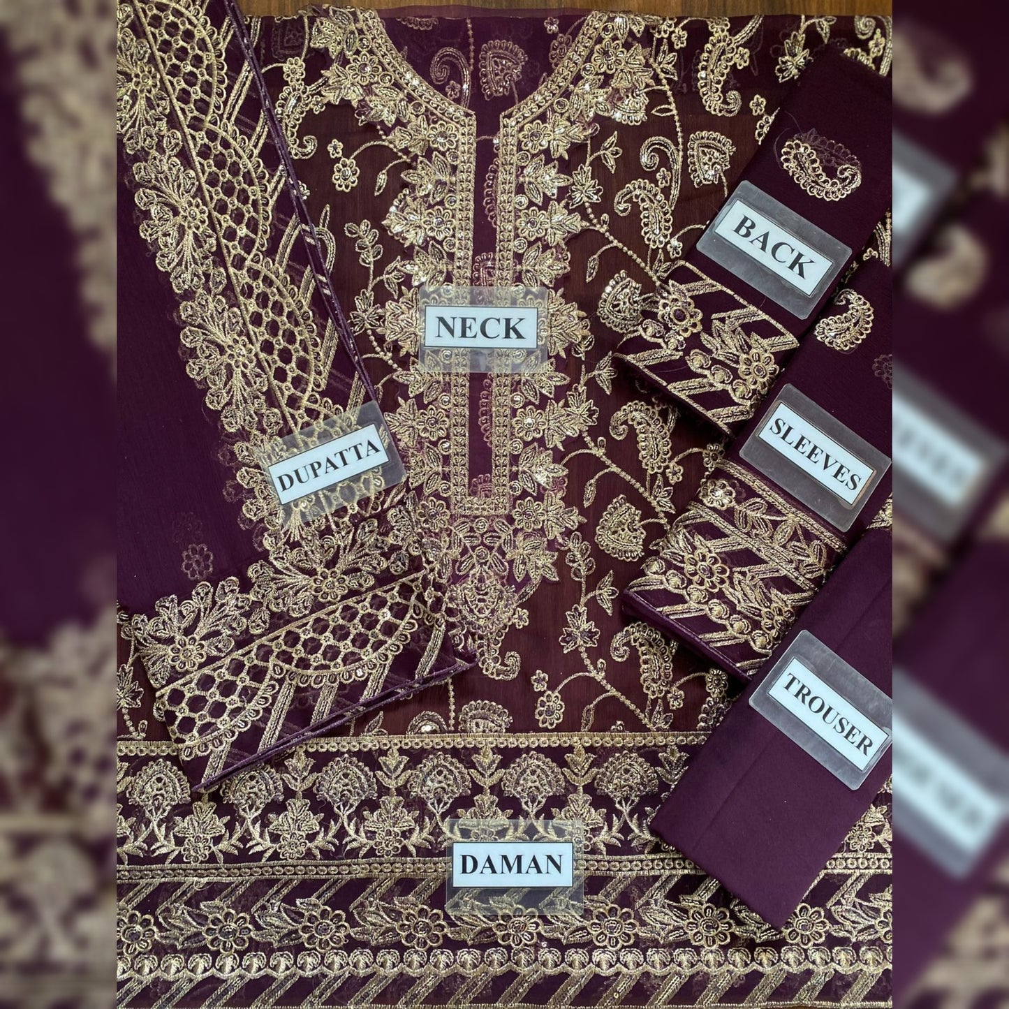 Asim Jofa Chiffon Fancy