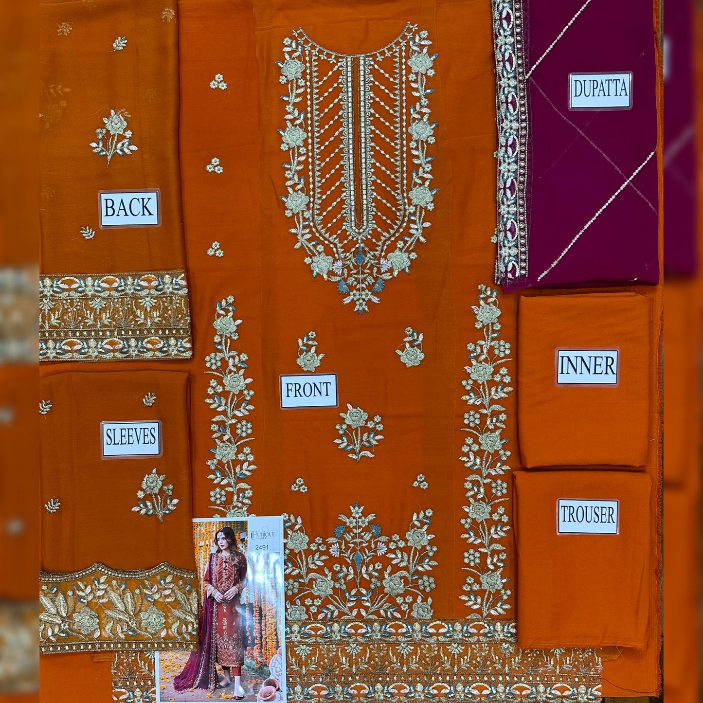 Asim Jofa Chiffon Fancy