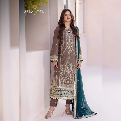Asim Jofa Chiffon Fancy