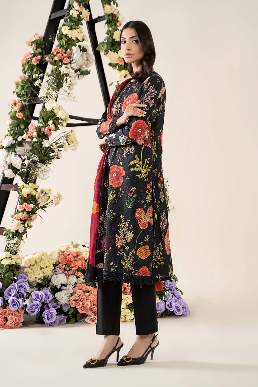 M Print Lawn Fancy