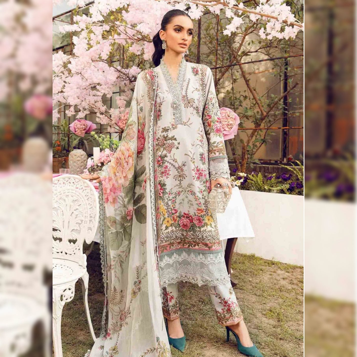 M Print Lawn Fancy