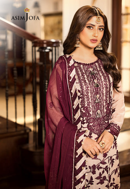 Asim Jofa Chiffon Fancy