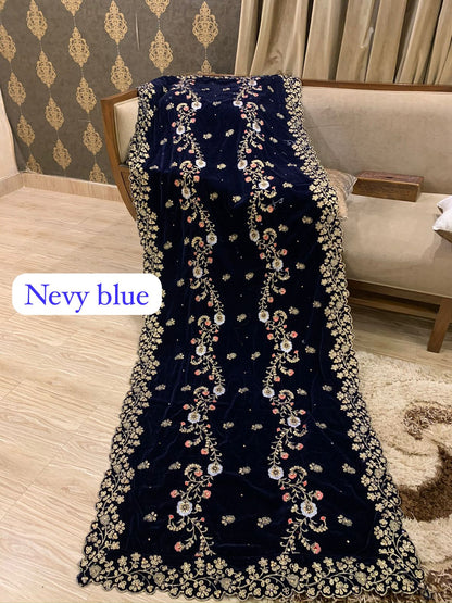 Velvet Shawl Fancy