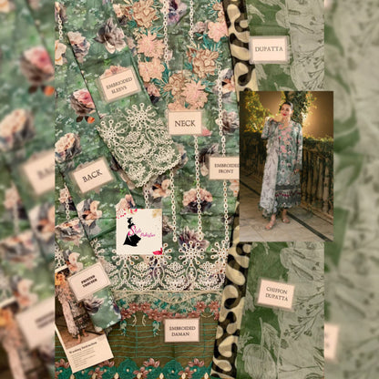 Asifa & Nabeel Lawn Fancy