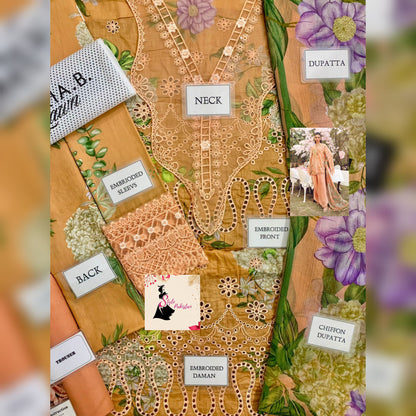 M Print Lawn Fancy