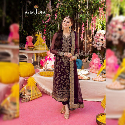 Asim Jofa Chiffon Fancy