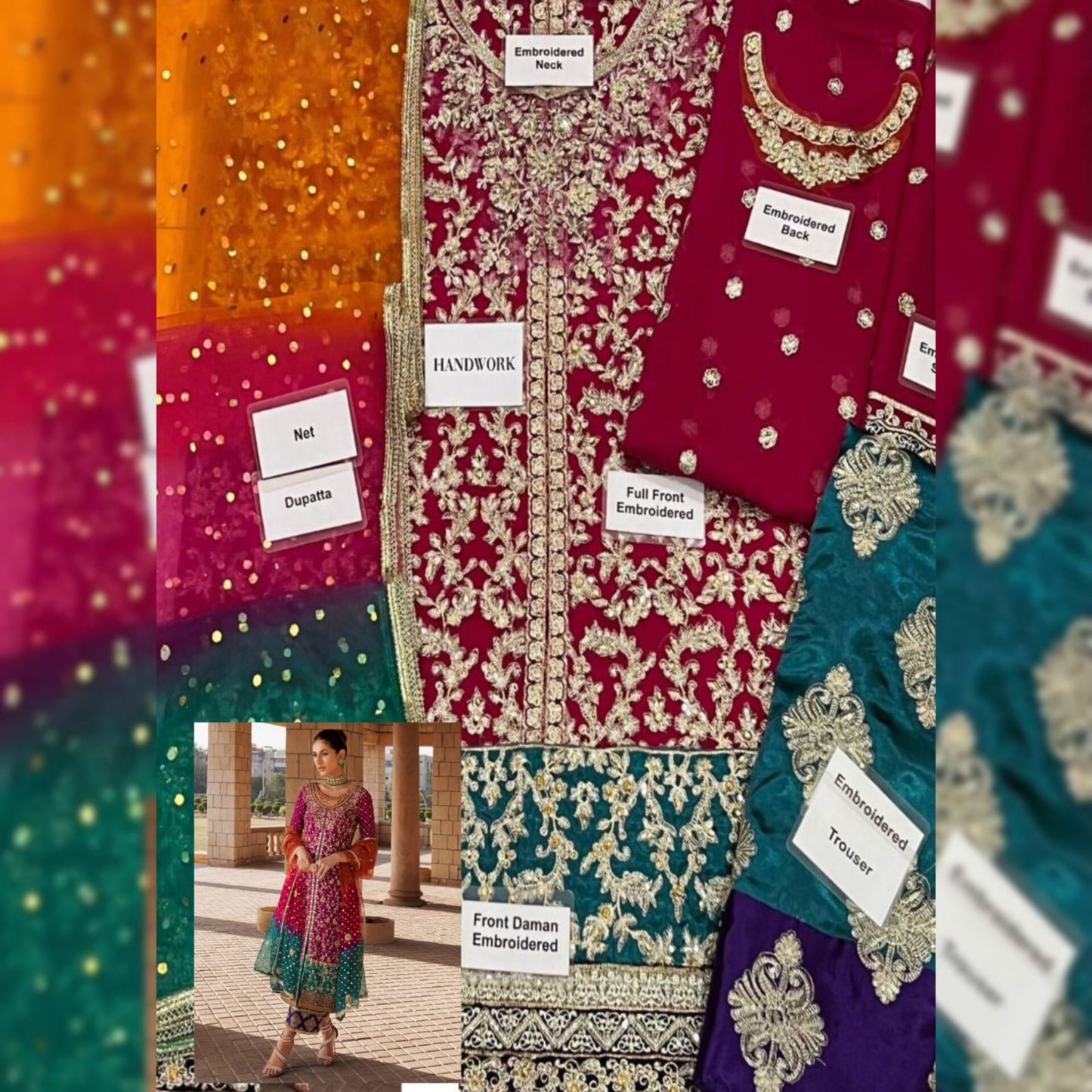 Zainab Chottani Chiffon Fancy