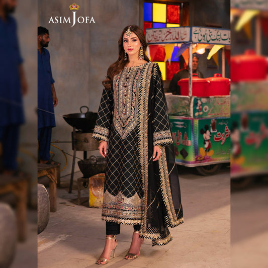 Asim Jofa Chiffon Fancy