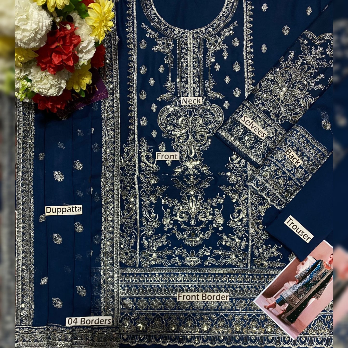 Gulaal Chiffon Fancy