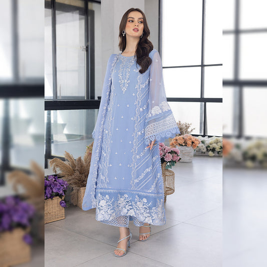 Azure Organza Fancy