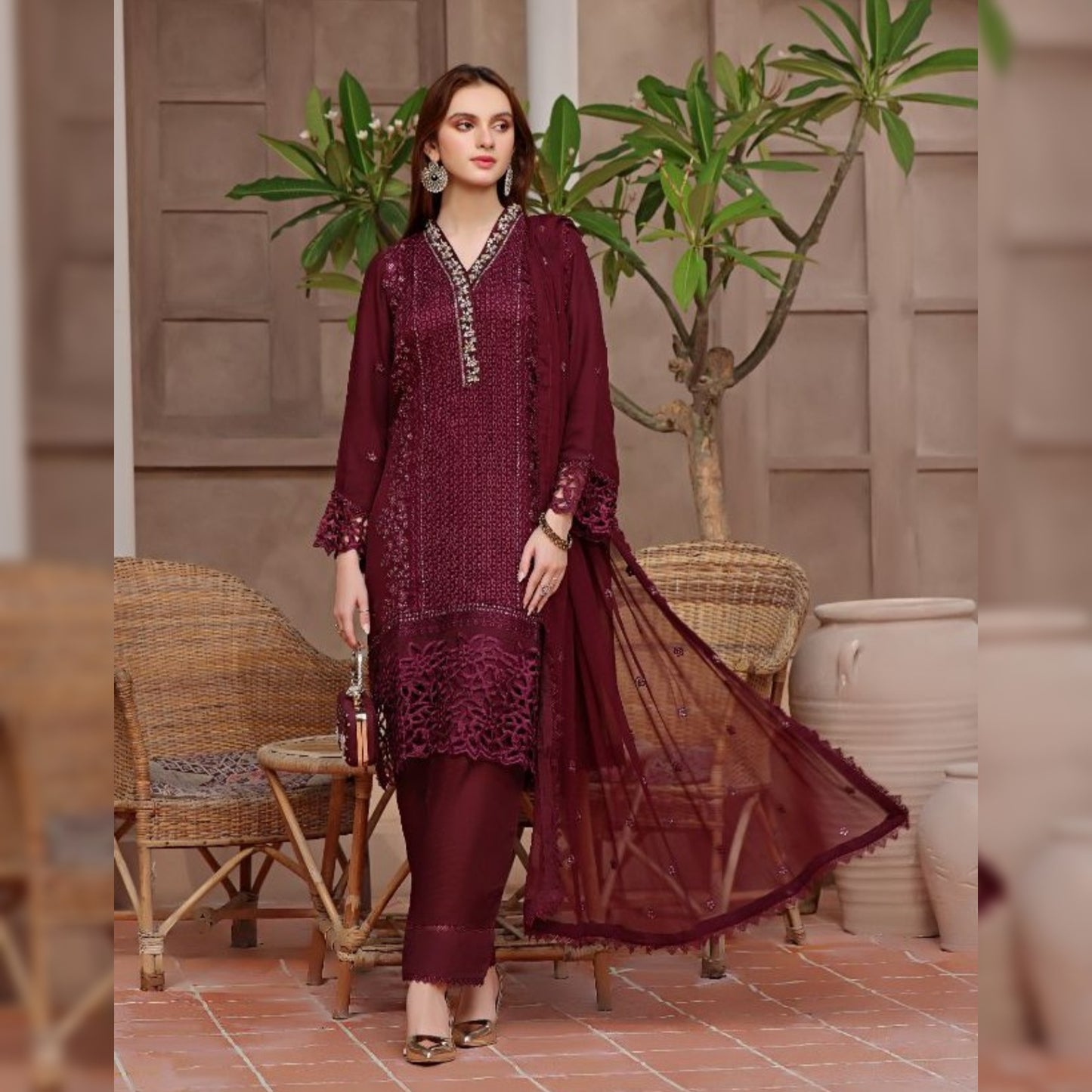 Crimson Chiffon Fancy