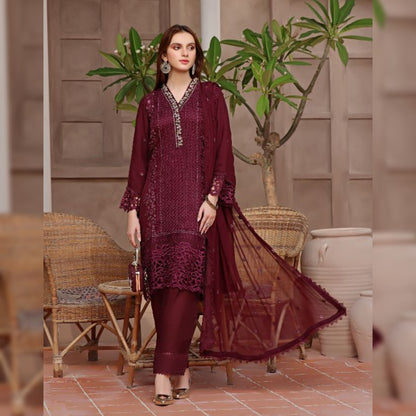 Crimson Chiffon Fancy