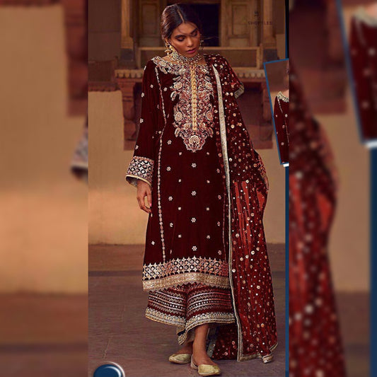 Annus Abrar Velvet Fancy