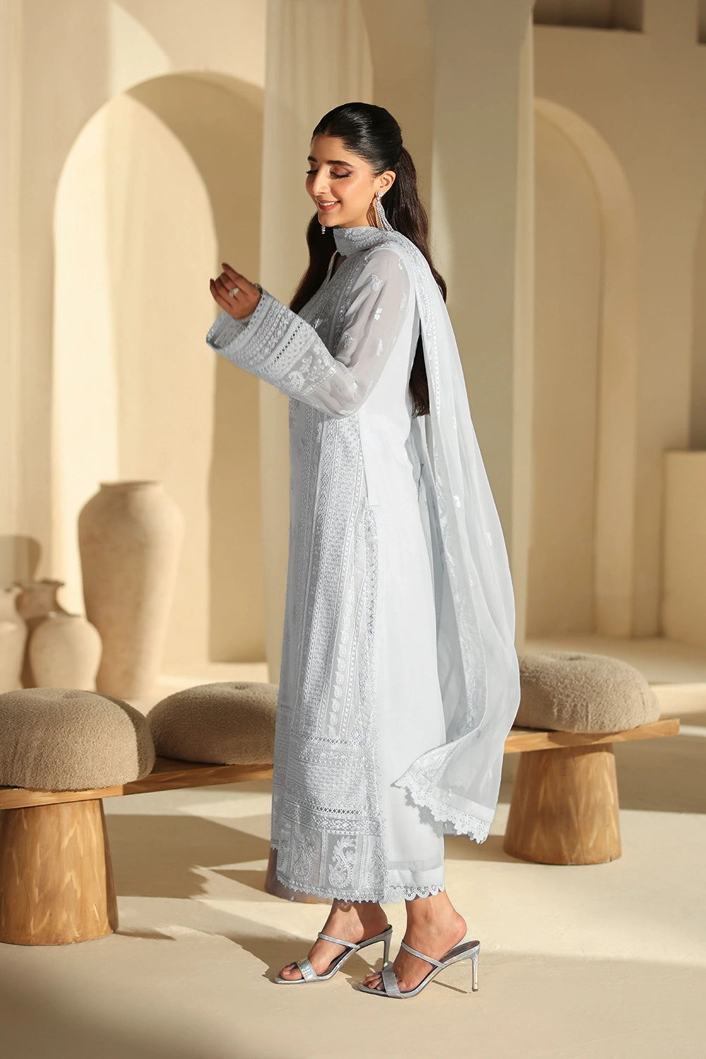 Azure Chiffon Fancy
