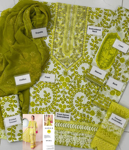 M Print Lawn Fancy