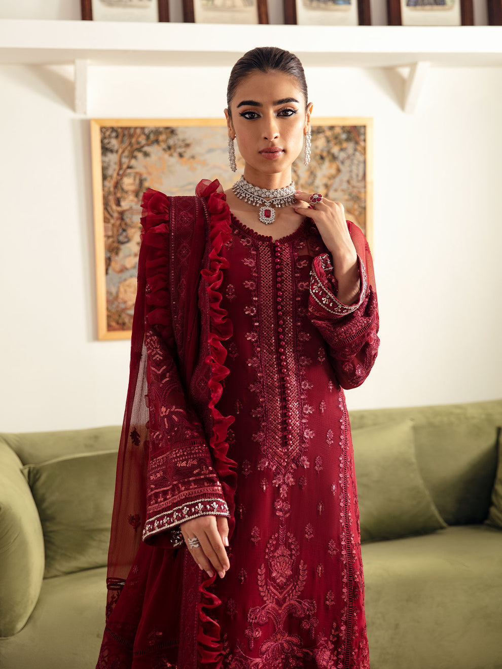 Gulaal Chiffon Fancy