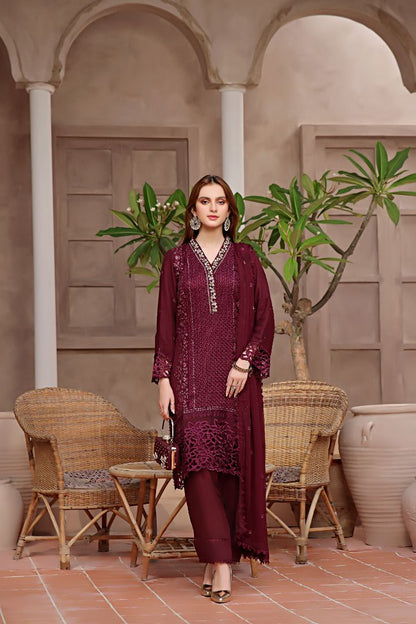 Crimson Chiffon Fancy