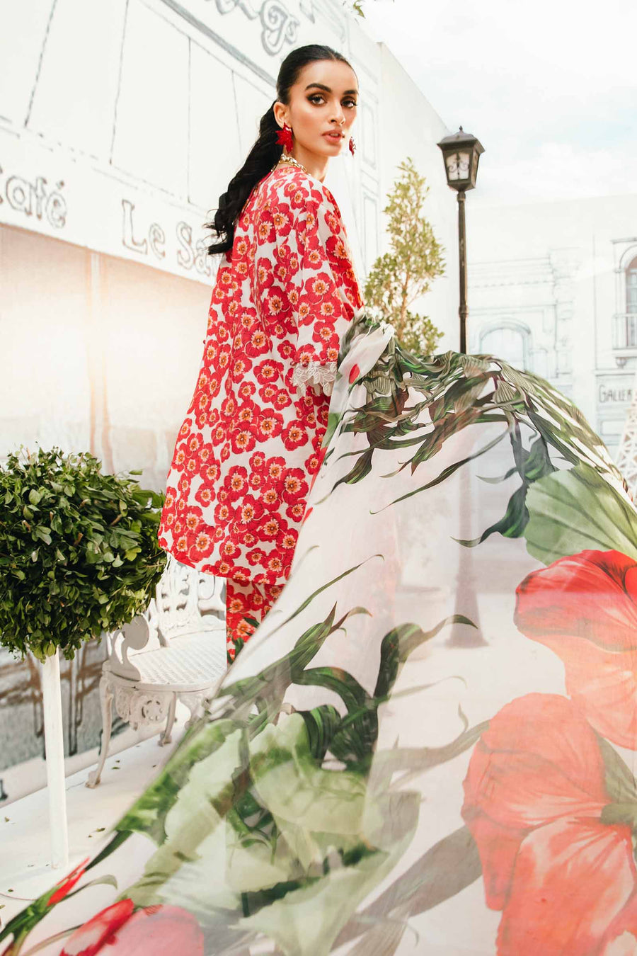 M Print Lawn Fancy