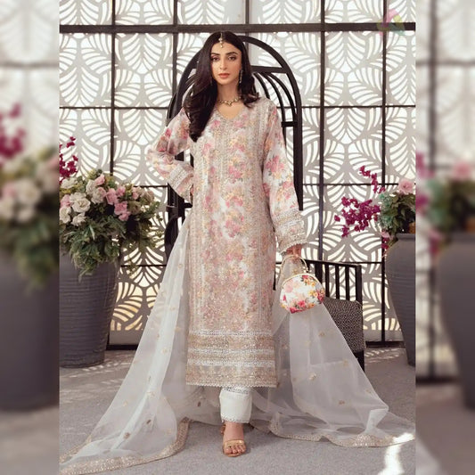 Bint E Noor Organza Fancy
