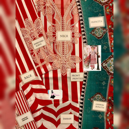 M Print Lawn Fancy