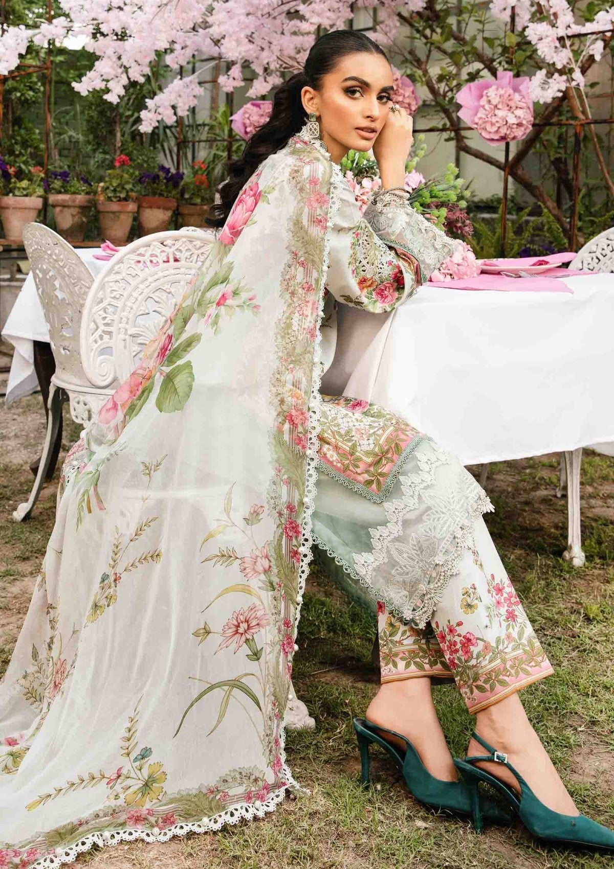 M Print Lawn Fancy