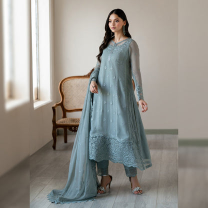 Azure Chiffon Fancy