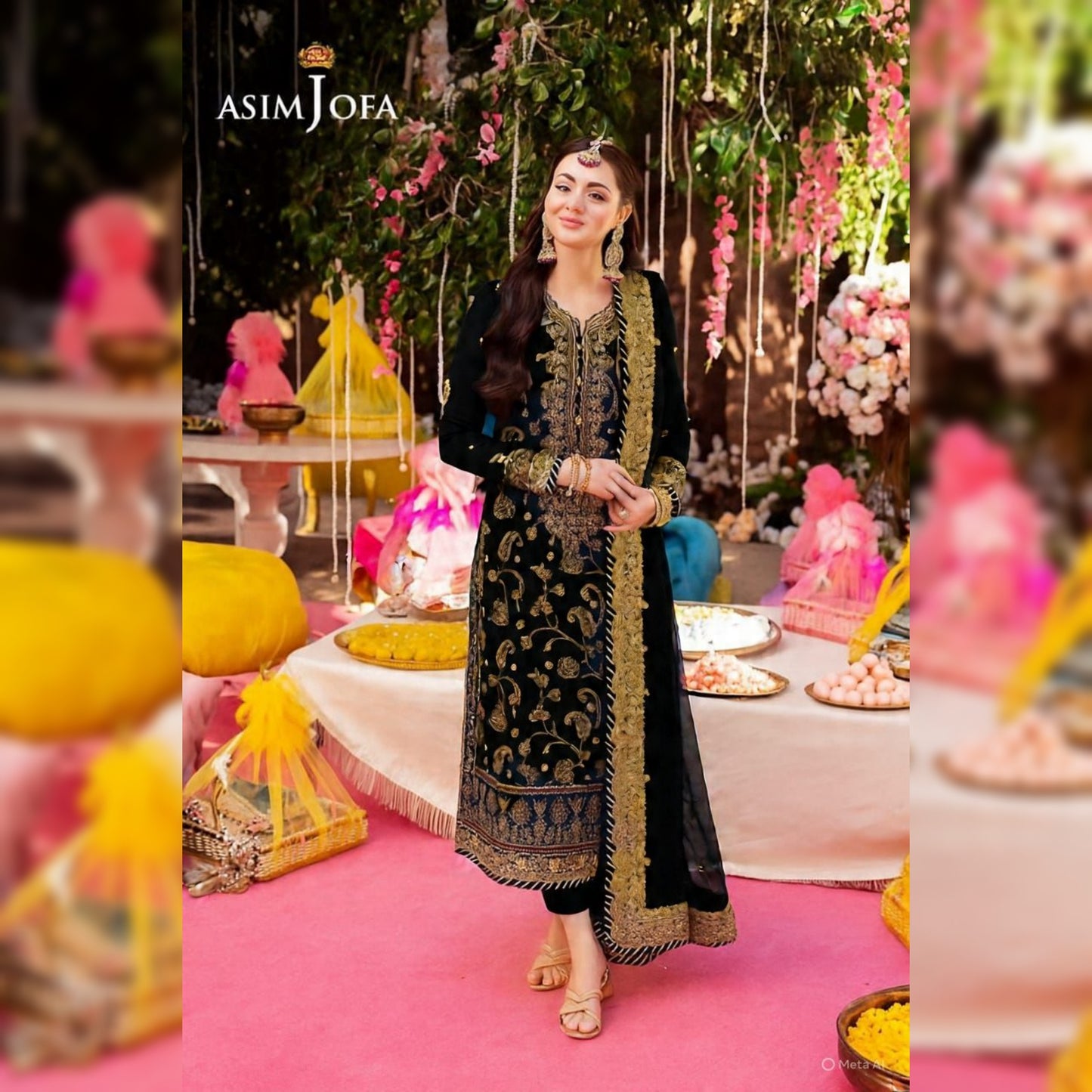 Asim Jofa Chiffon Fancy