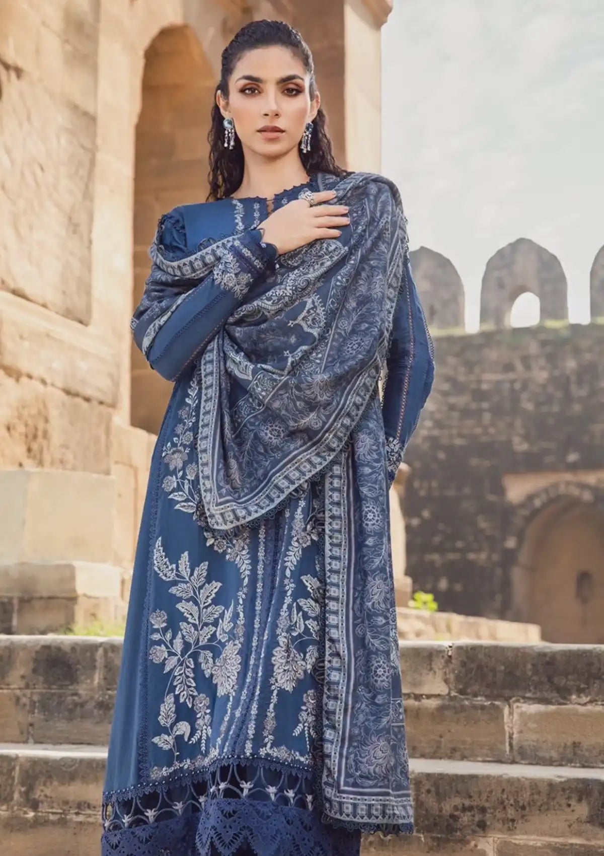 M Print Lawn Fancy