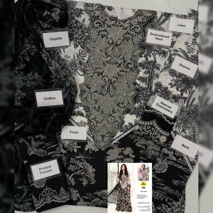 M Print Lawn Fancy